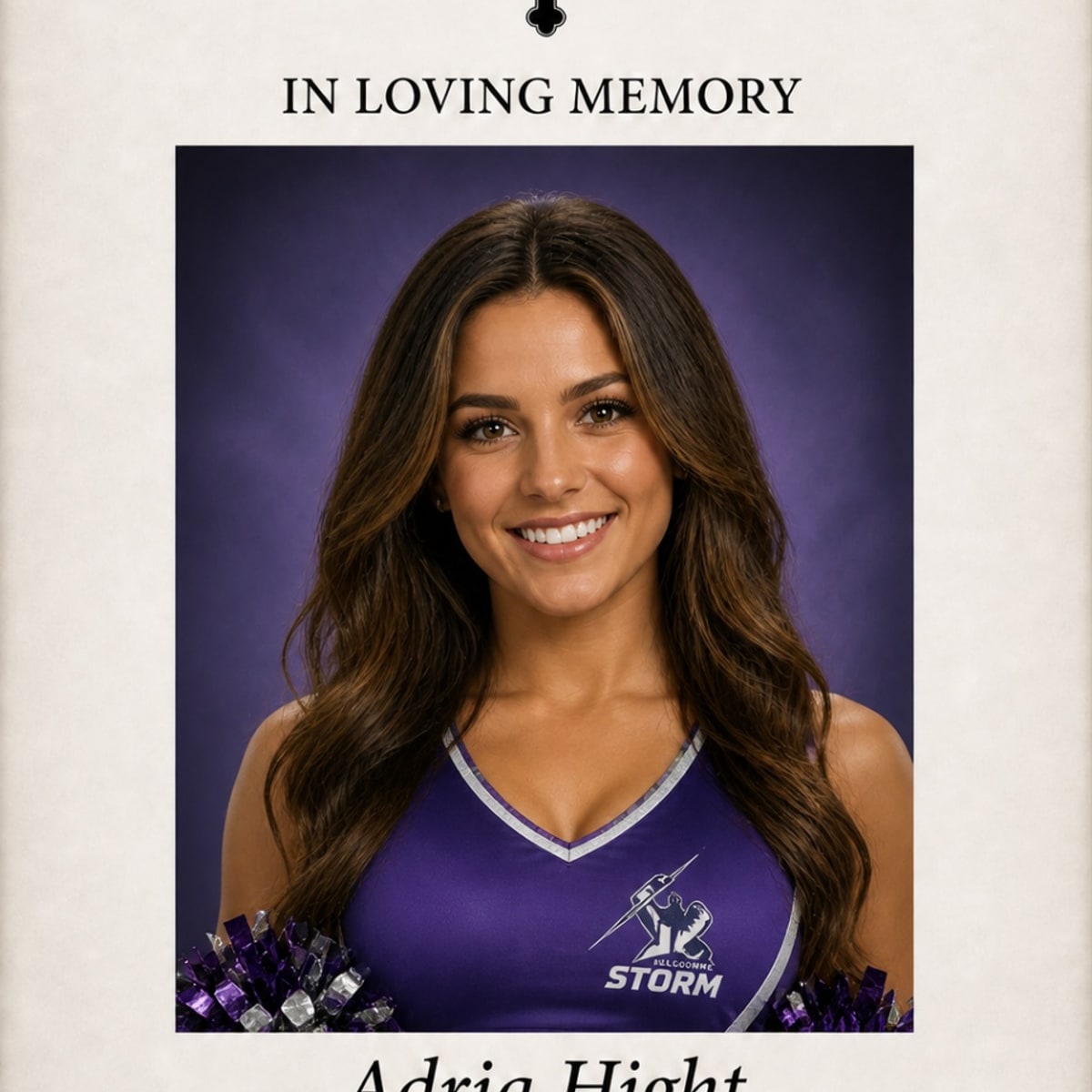 A STOLEN SPARK: MELBOURNE STORM MOURNS THE PASSING OF BELOVED CHEERLEADER AND DEVOTED MOTHER